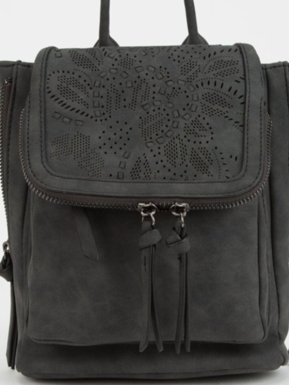 Viiolet Ray Floral Mini Backpack - Picture 2 of 4
